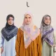 Elzatta Hijab Kerudung Jilbab Segiempat Segi empat Scarf Motif Premium Obelia Series. 