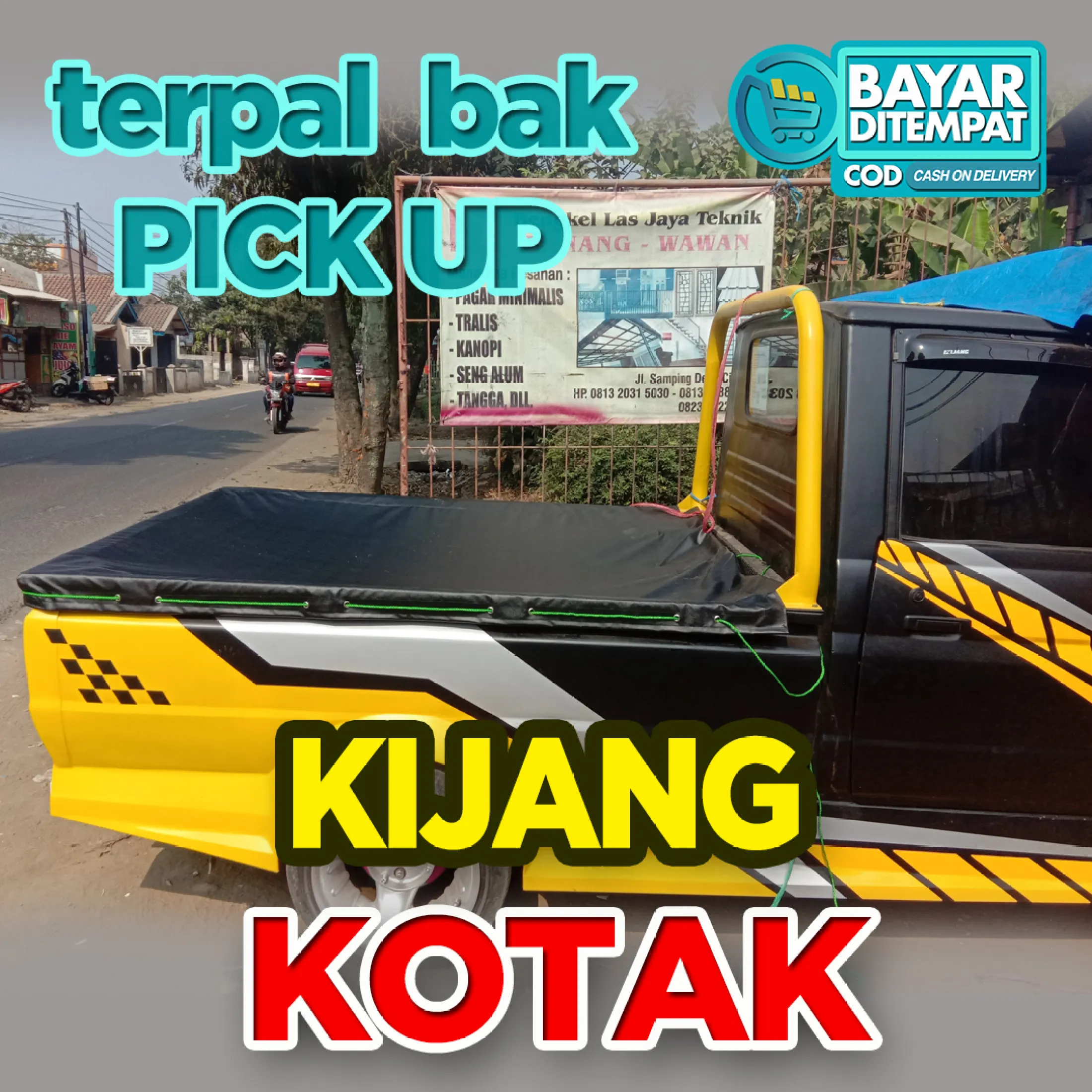 Cover Terpal Bak Pick Up KIJANG KOTAK Tutup Bak Mobil TOYOTA Bak Short Dan Long Sarung Mobil PickUp Lazada Indonesia