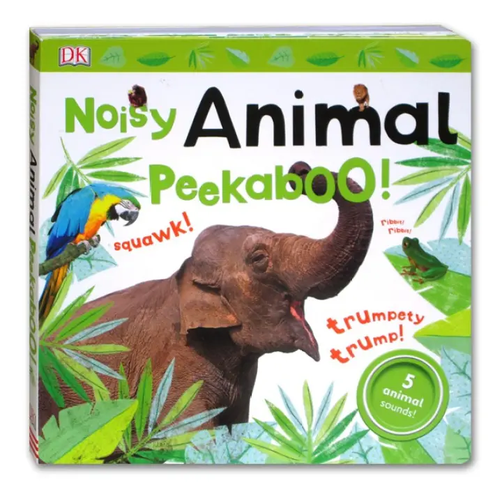 Dk Noisy Animal Peekaboo Sound Board Book Limited 5 Animal Sounds Lazada Indonesia