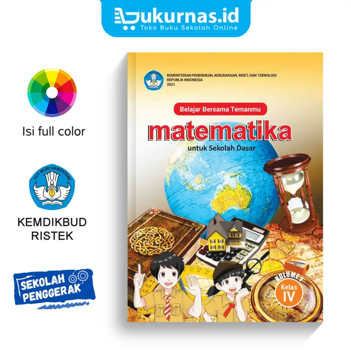 Buku Belajar Bersama Temanmu Matematika Sd Kelas 4 Volume 1 Kurikulum Penggerak Sd Lazada Indonesia