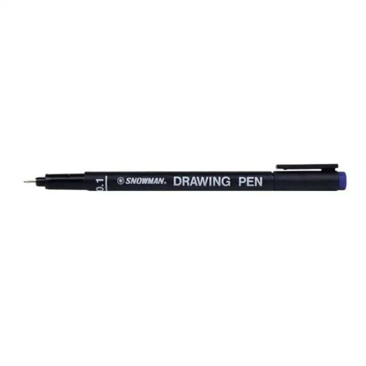 Drawing Pen Snowman Tip 0 1 Pena Gambar Tinta Hitam Harga Per Pcs Lazada Indonesia