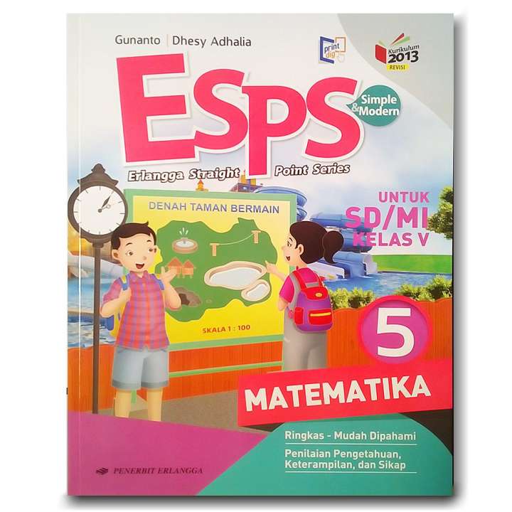 Buku Esps Matematika Kelas 5 Sd Mi K2013 Revisi Gunanto Dhesy Adhalia Lazada Indonesia