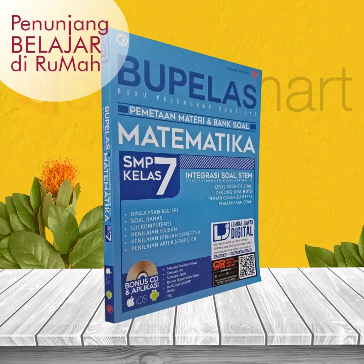 Buku Pelajaran Matematika Smp Bupelas Matematika Smp Kelas 7 Pemetaan Materi Bank Soal Lazada Indonesia