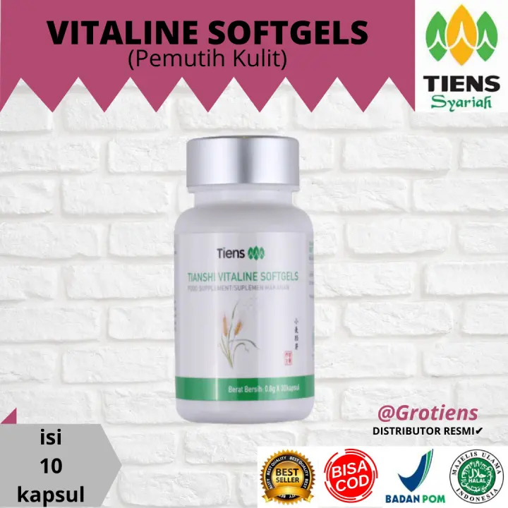 Best Seller Terbaik Dunia Tiens Vitaline Nutrisi Pemutih Tubuh Suplemen Pemutih Wajah Tubuh Vitamin