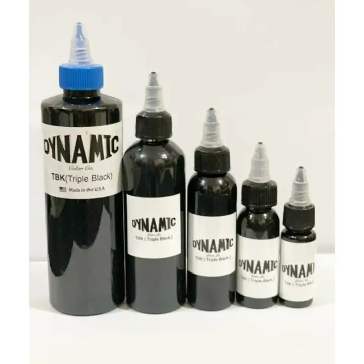 Tinta Tato Permanen Tattoo Ink Dynamic Triple Black Lazada Indonesia