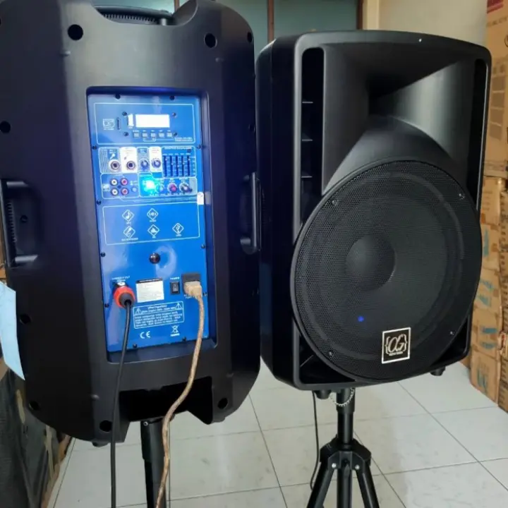 Promo Speaker Sound System Aktif Pasif Alpha Seven Ts Pa 15 27 Crimson Lazada Indonesia