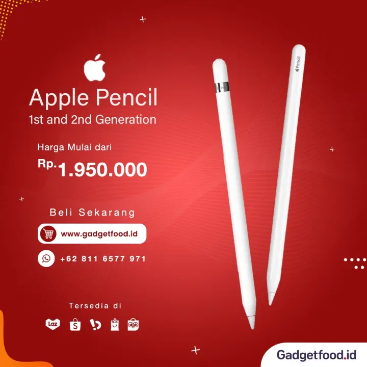 Apple Pencil Original Gen 1 Dan Gen 2 For Ipad Pro Ipad Air 3 Ipad Mini 5 Ipad 7 Terbaru Lazada Indonesia