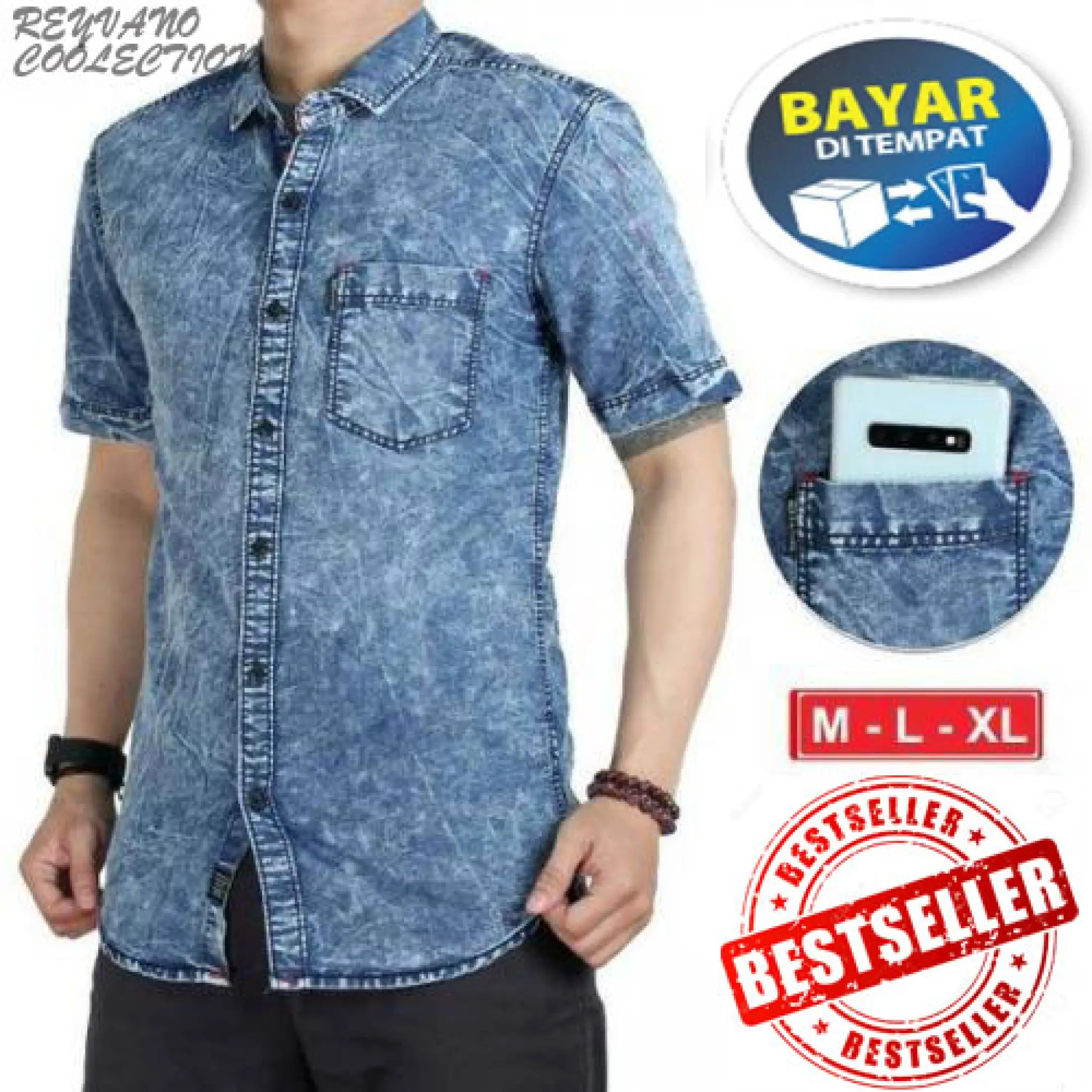 Promo !!! Special Kemeja levis Pria harga termurah / Kemeja Jeans pria / Baju Kemeja levis Pria Lengan Pendek / Baju kemeja Levis / Kemeja Jeans /