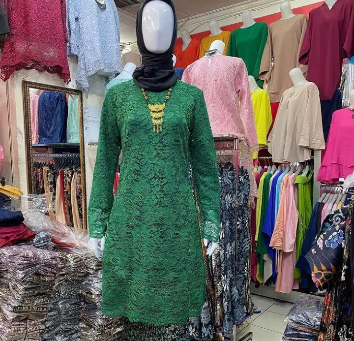 (CUMA ATASAN SAJA) / ATASAN KEBAYA BROKAT MODERN PESTA KONDANGAN DAN WISUDA  / ATASAN (TUNIK) BROKAT / KEBAYA TANAH ABANG