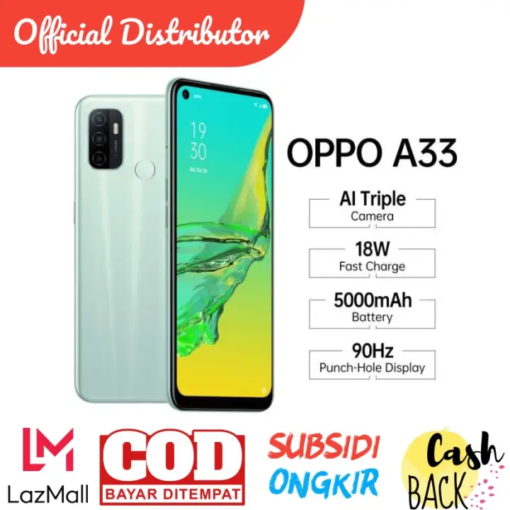 Hp Oppo Oppo A33 Ram 3 32gb Fullset Resmi Termurah Bisa Cod Hp Demolive Lazada Indonesia