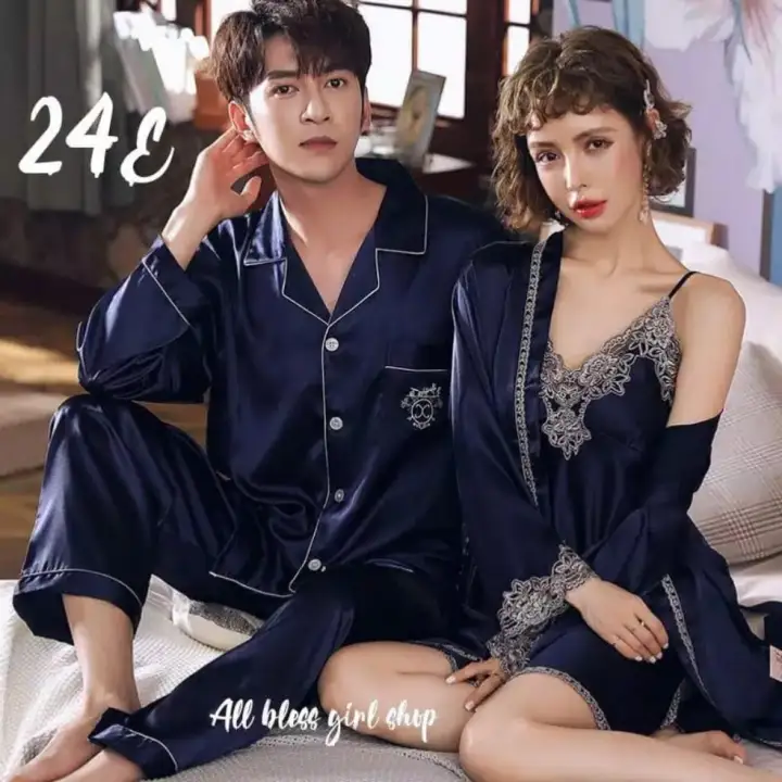 HARGA SATUAN) baju tidur kimono couple pasangan 24E - 24i  Lazada 