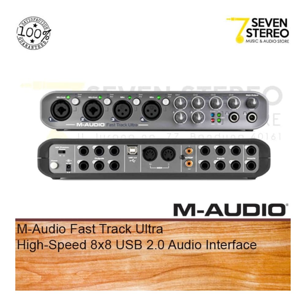 m-audio fast track ultra high-speed 8x8 m-audio fast track ultra high-speed 8x8
