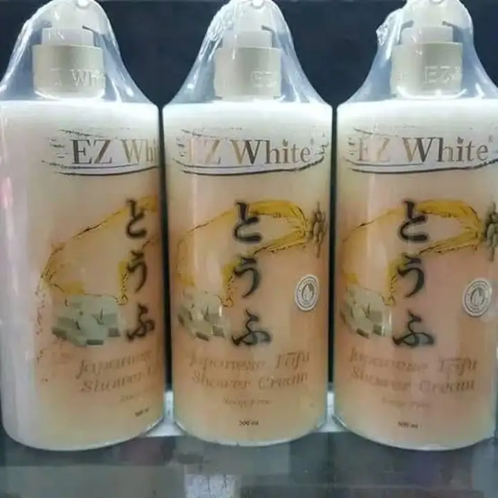 Sabun Pemutih Badan Dan Wajah Ez White Japanese Tofu Shower Cream Sabun Mandi Cair 500ml Bpom Paling Laris Lazada Indonesia