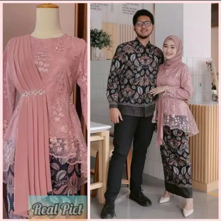 Batok Couple Kebaya Modern Kebaya Tunangan Lamaran Wisuda Lazada Indonesia