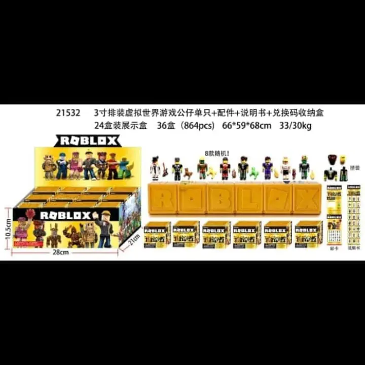 Bayar Di Tempat) Surprize Box Mainan Roblox Mini Figure 24 Box Set My World  Brick Bergaransi | Lazada Indonesia Bayar Di Tempat) Surprize Box Mainan Roblox Mini Figure 24 Box Set My World  Brick Bergaransi | Lazada Indonesia