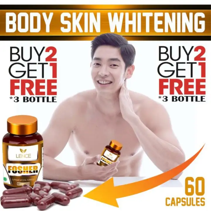 Ampuh 100 Pemutih Badan Dan Wajah Pria Gluta Fosher 100 Pemutih Badan Pria Obat Pemutih Badan Pria Pemutih Kulit Badan Obat Pemutih Kulit Tubuh Laki Original Lazada Indonesia