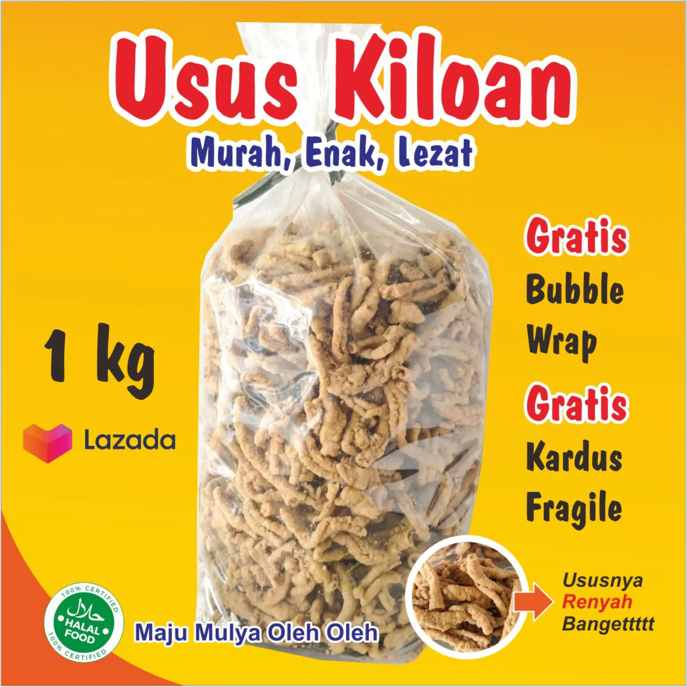 Kripik Usus Ayam Super Original 1 Kg Murah Enak, Gurih, Renyah keripik Usus  Kiloan Usus Ayam Crispy 1kg Usus Goreng Usus krispy Usus ayam 1 kg murah 