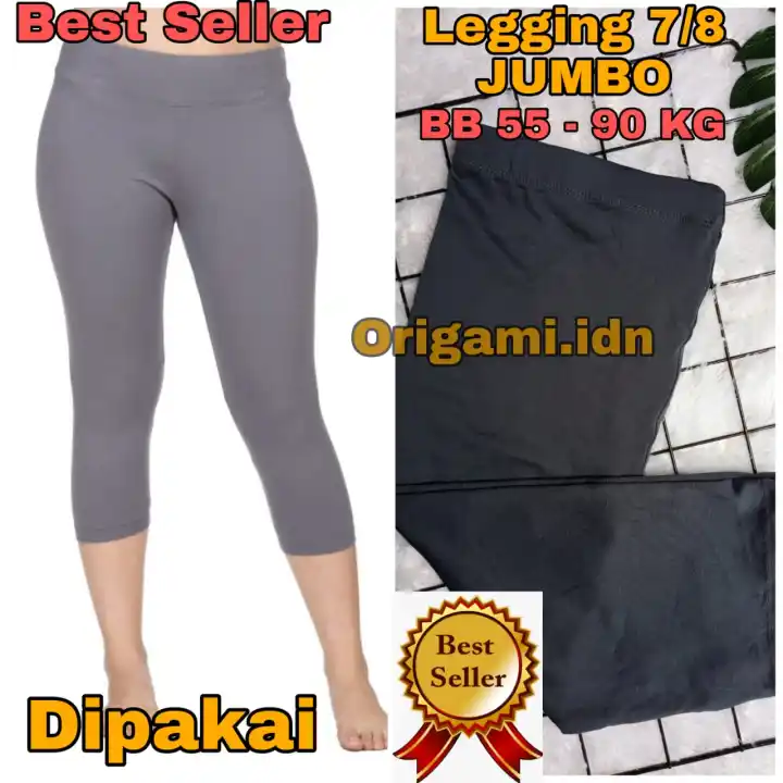 Celana Legging 7 8 Jumbo Bahan Elastis Bisa Cod Leging Lejing Legging Wanita Lazada Indonesia