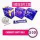 CADBURY DAIRY MILK 1 BOX 24 PCS X 30GR, COKLAT CADBURY DAIRY MILK 30 GR, CADBURY 30GR 1 DUS. 