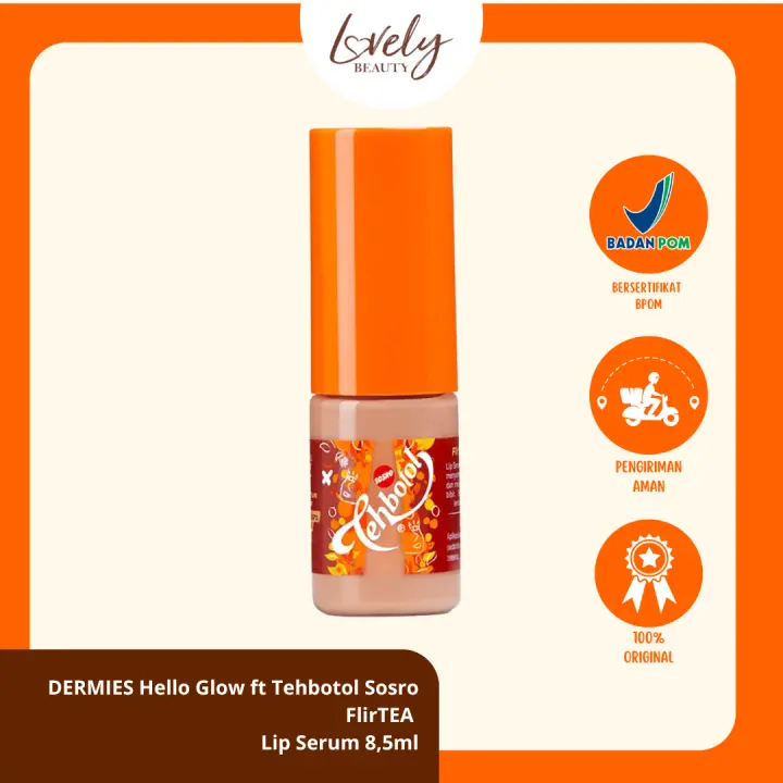 ERHA DERMIES Hello Glow ft Tehbotol Sosro FlirTEA Lip Serum 8,5ml