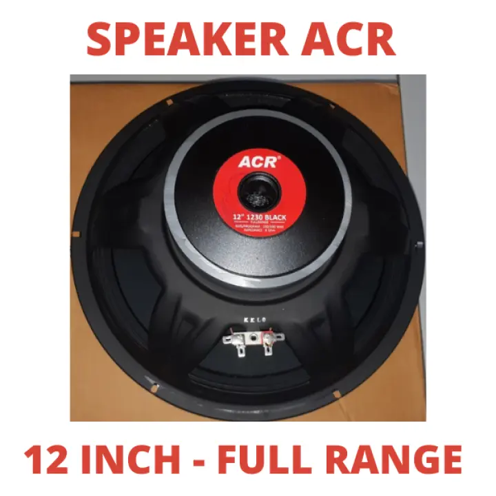 Speaker Acr 12 Inch Type 1230 Black Full Range 100 200 Watt Woofer Magnet 12in 12inch 100watt 200watt Subwofer Salon Loudspeaker Spekr Speker Spiker Sepeker Lazada Indonesia