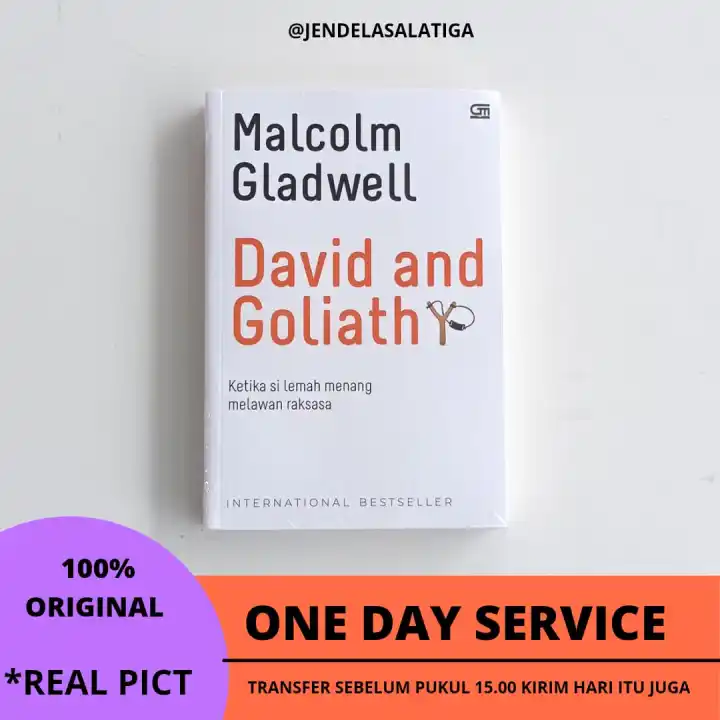 David And Goliath Ketika Si Lemah Menang Melawan Raksasa Cover 2021 By Malcolm Gladwell Lazada Indonesia
