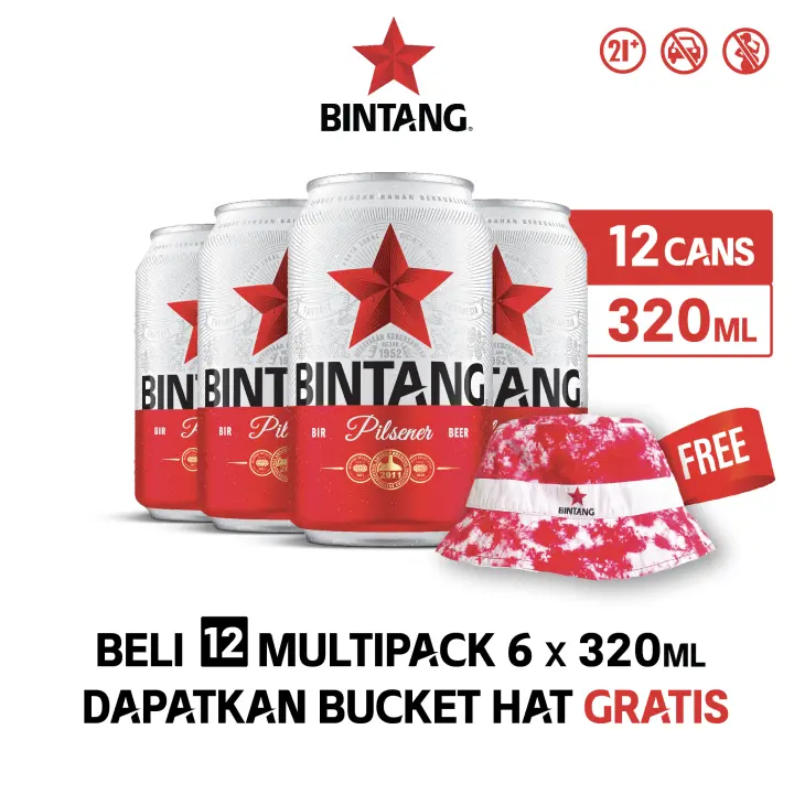 Bir Bintang Pilsener Can 320 Ml | Lazada Indonesia