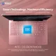 「Garansi Resmi 」AMOLI Pink / Hitam/ Silver Asli Baru Laptop gaming RAM 8GB + SSD 256GB 15.6"IPS Intel N4000 /N5095 Gratis Instalasi Windows 11 + office Tipis Dan Portabel desain grafis  hp laptop hp kunci sidik jari laptop. 