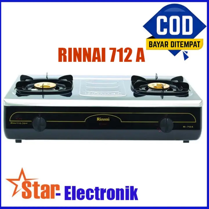 Kompor Gas Rinnai Ri 712a Kompor Gas 2 Tungku Lazada Indonesia