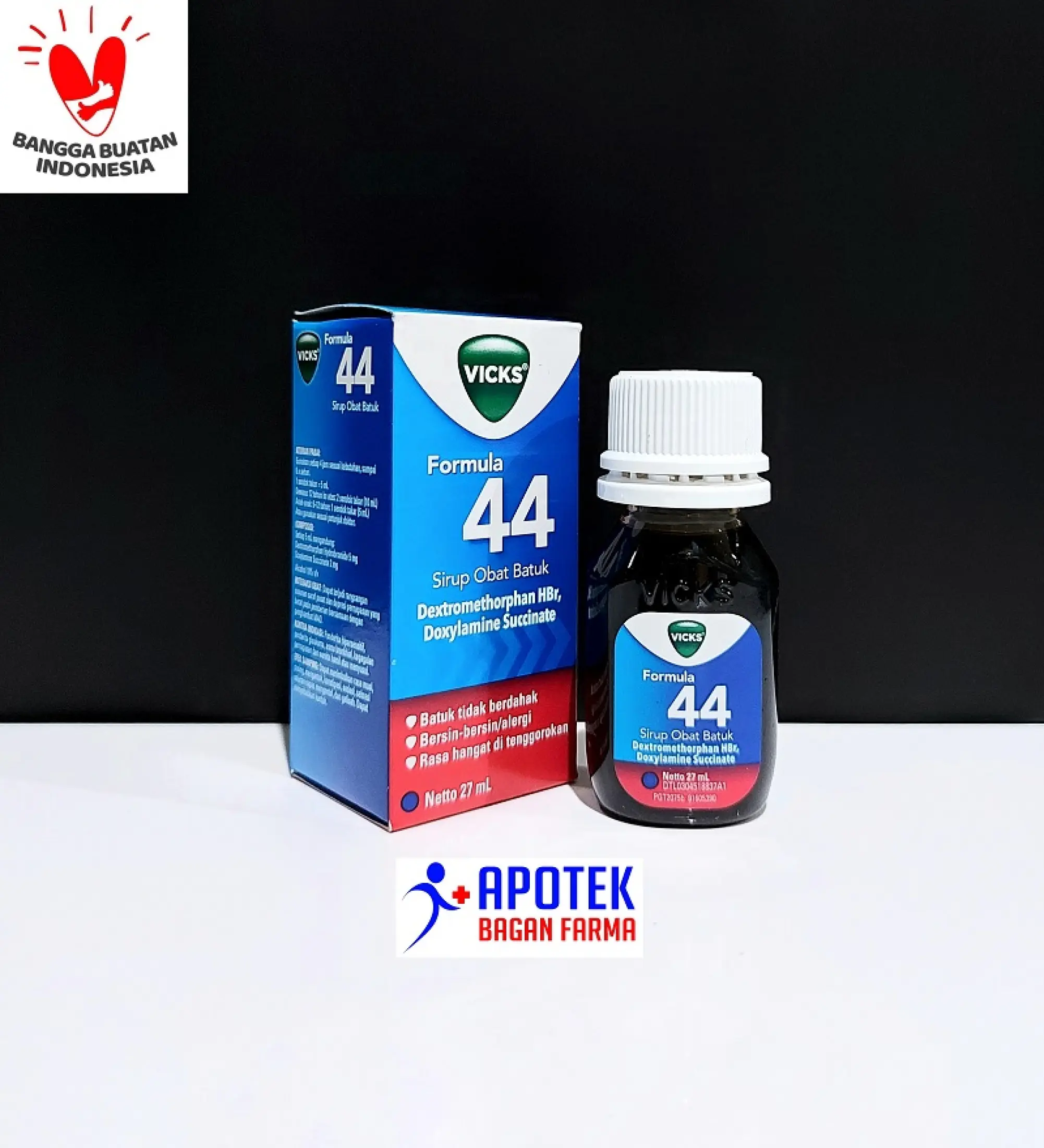 Obat Batuk Vicks Formula 44 Sirup 27 Ml Lazada Indonesia