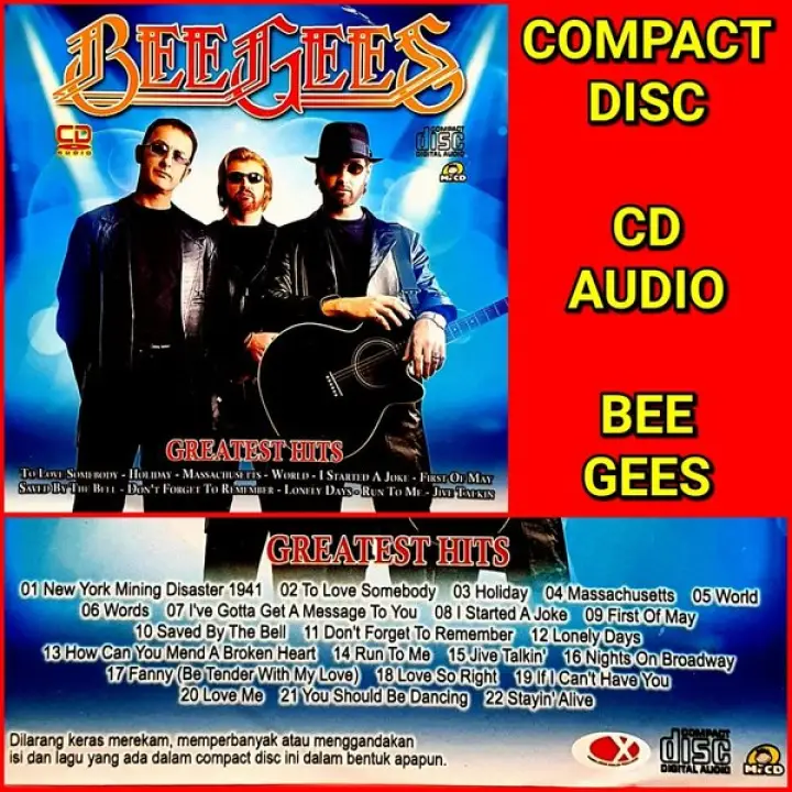 Kaset Dvd Vcd Mp5 Mp3 Compact Disc Cd Musik Audio Mobil Lagu Slow Rock Bee Gees Lazada Indonesia