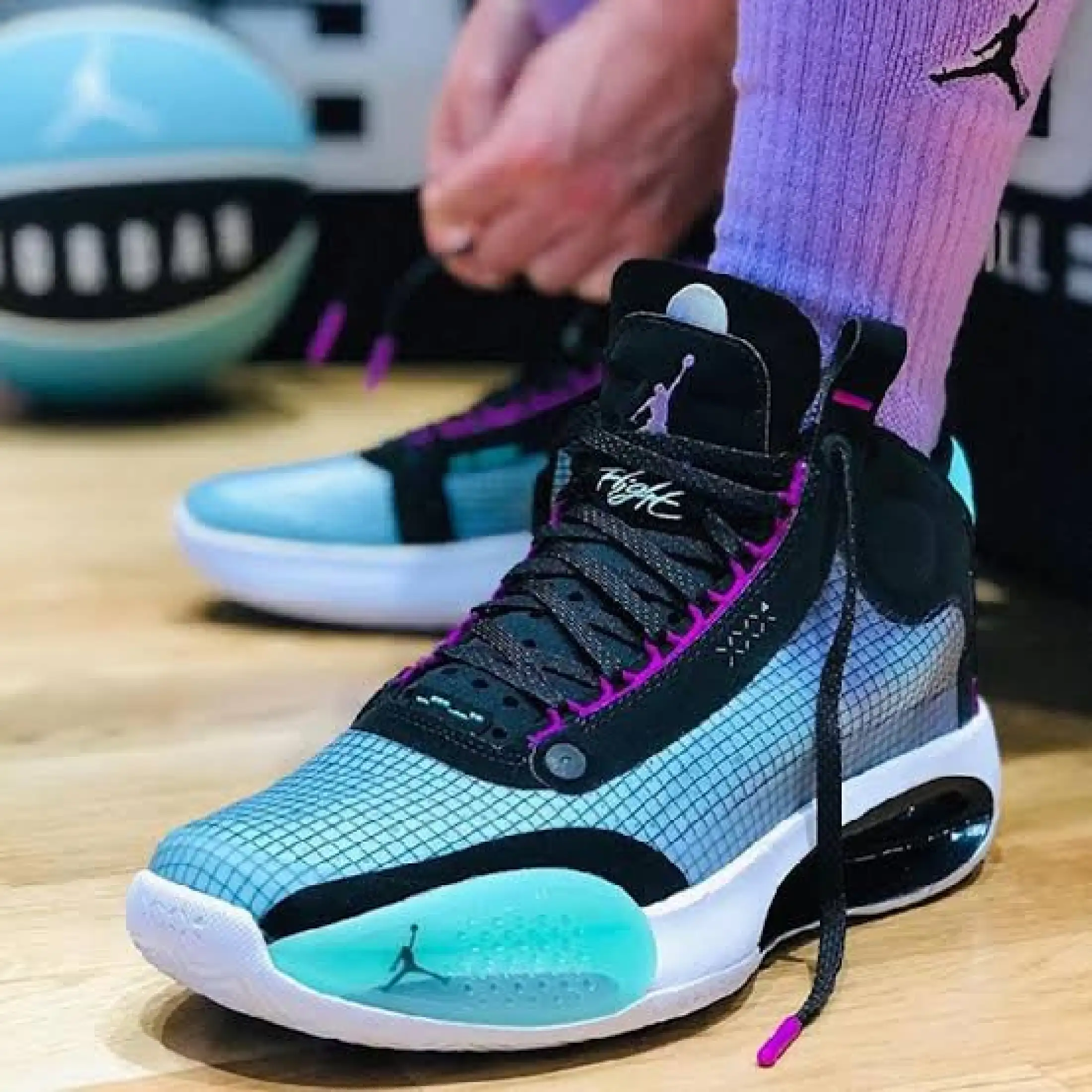 Sepatu Nik Air Jordan 34 Premium Original Sepatu Basket Pria Sepatu Fashion Sneakers Lazada Indonesia