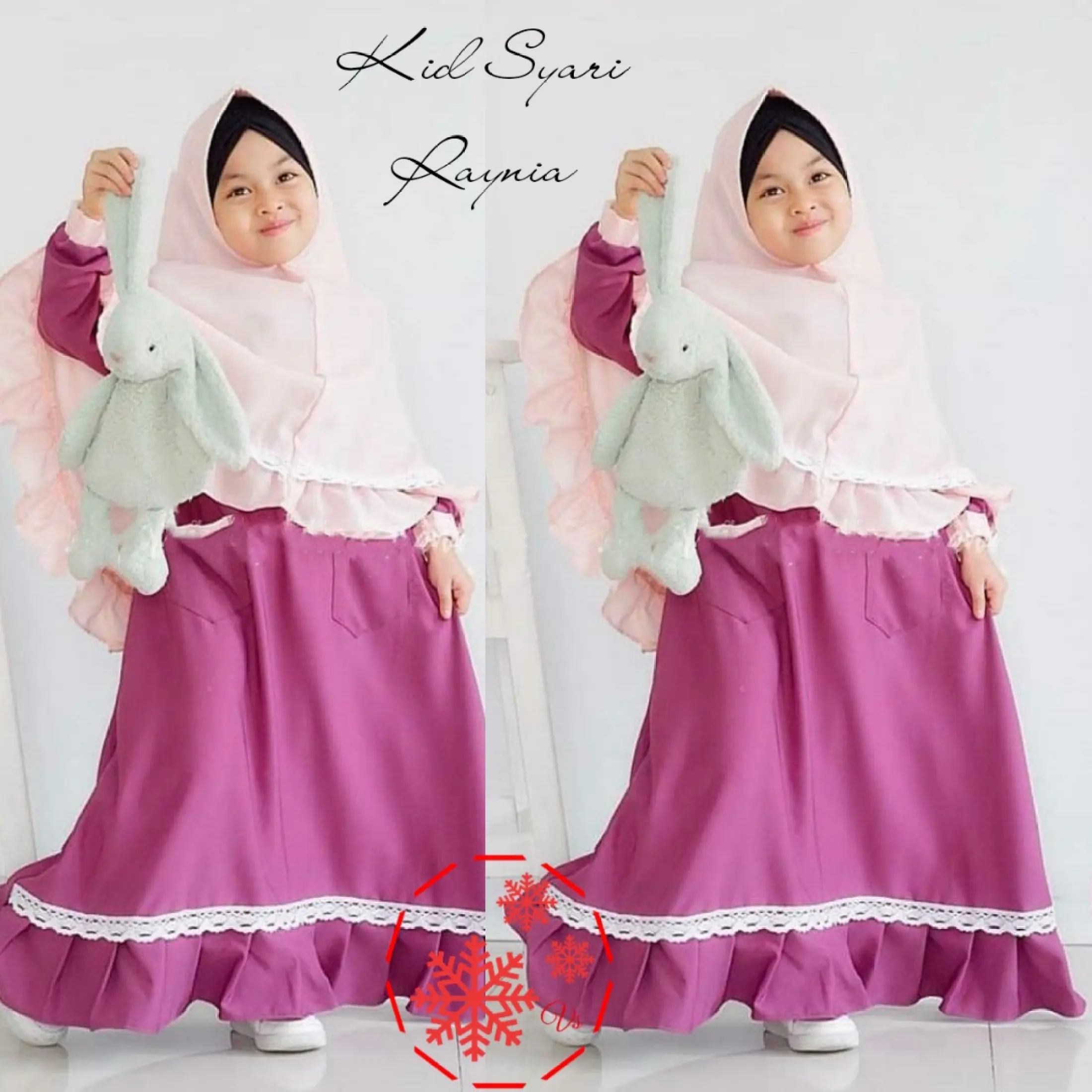 Sm Kid Sy Raynia Syari Anak Baju Muslim Anak Gamis Anak Pakaian Lebaran Baju Lebaran Gamis Pesantren Lazada Indonesia