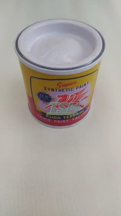 Cat Kuda Terbang Kaleng Kecil Warna Putih Cat Kayu Cat Besi Cat Minyak Cat Plastik 0 1 Kg Lazada Indonesia