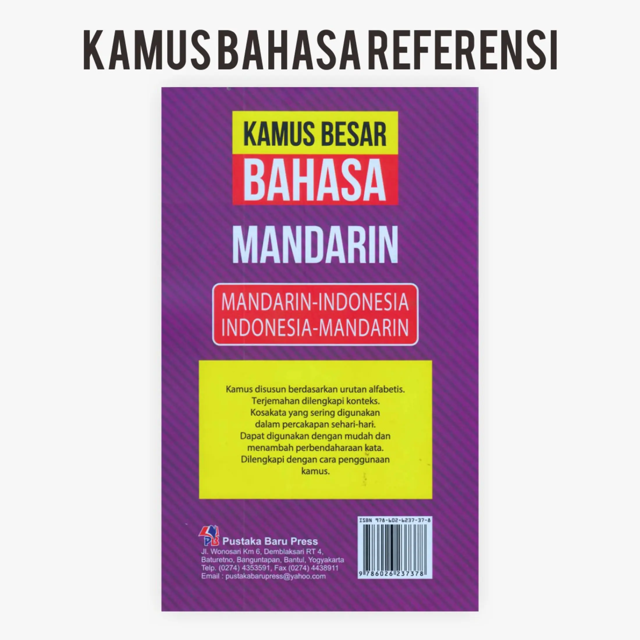 Kamus Besar Bahasa Mandarin Pb Press Lazada Indonesia