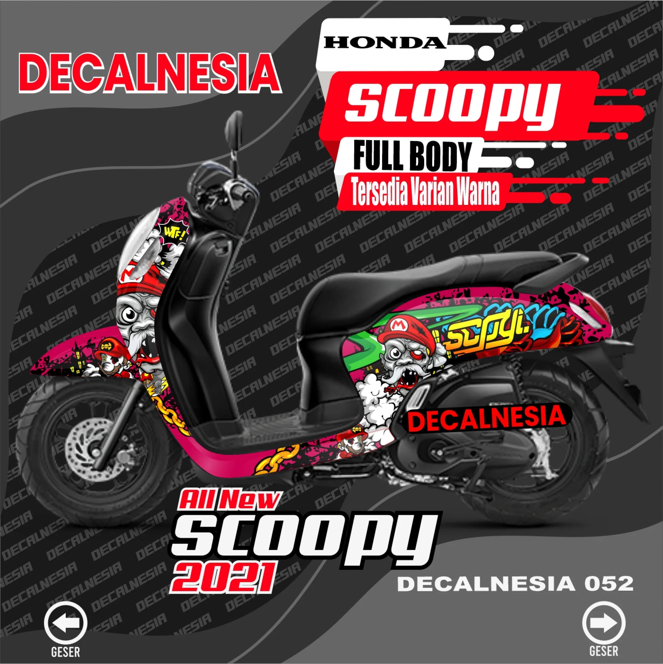 Decal Full Body Scoopy New 2021 Roadrace Variasi Stiker Motor Honda Scoopy Sticker Scoopy 2021 Stiker Scopy Decal Scopy 2021 Lazada Indonesia