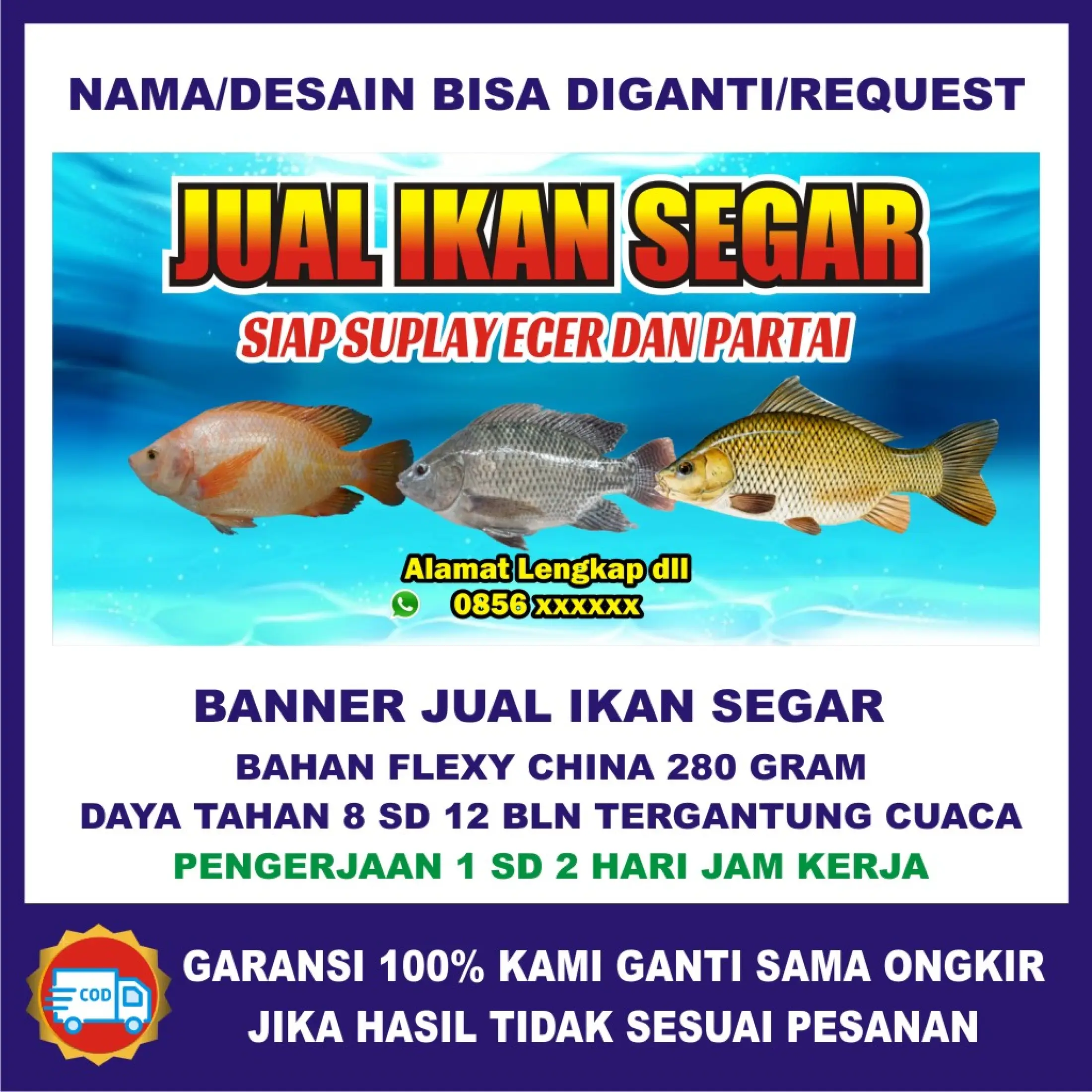 Spanduk Jual Ikan Segar Banner Jual Ikan Segar Mmt Gambar Jual Ikan Segar Banner Jual Ikan Lazada Indonesia