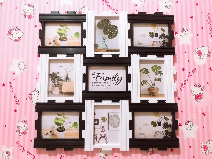 Bingkai Foto 9 Frame Photo Frame Susun Model Gantung Lazada Indonesia