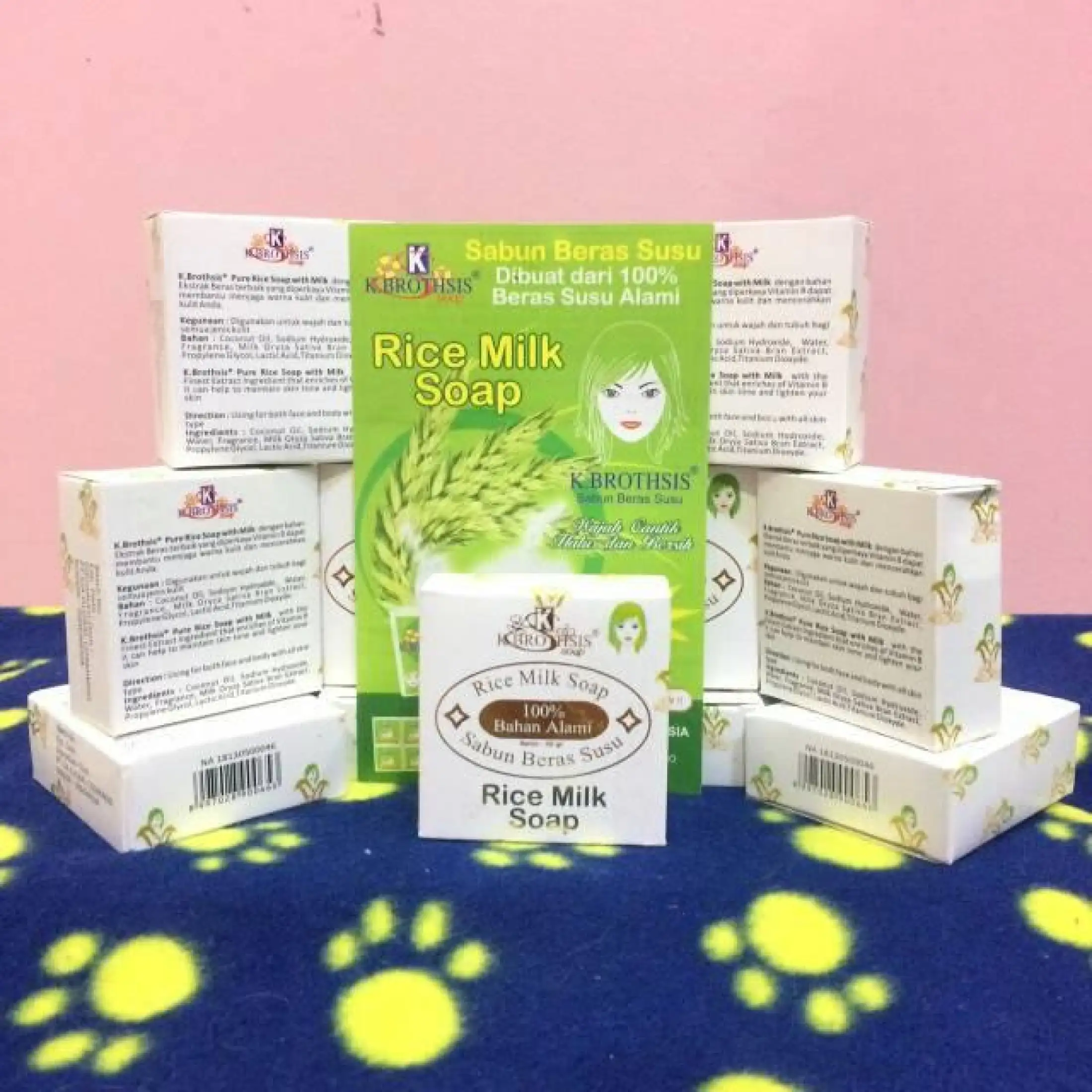 Sabun Beras Susu Thailand Rice Milk Soap Pencerah Pemutih Kulit Tubuh Badan Original Lazada Indonesia