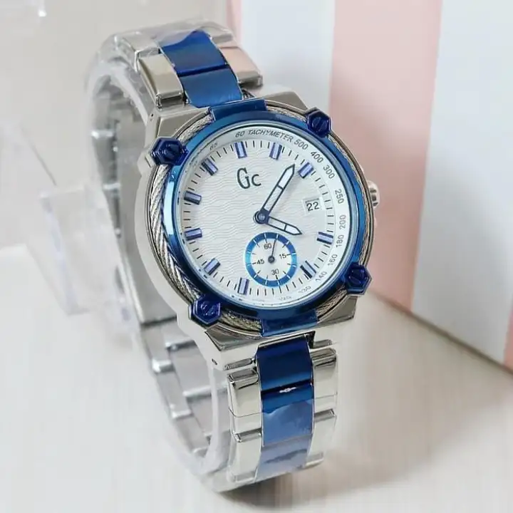 Bayar Di Tempat Cod Jam Tangan Fashion Wanita Gc Guess Collection Detik Chrono Bawah Aktif Terbaru Lazada Indonesia