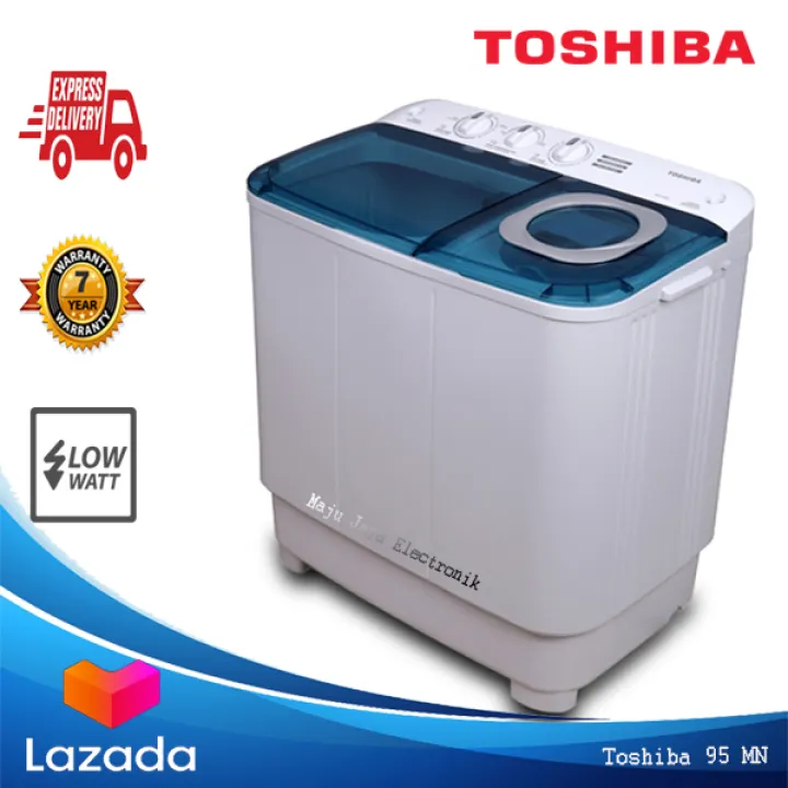 Mesin Cuci 2 Tabung Toshiba Vh H95mn 9 Kg Low Watt Cuci Dan Kering Lazada Indonesia