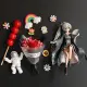 Fate Of The Sky / Dekorasi Mobil / Sora Kasugano Dome Kimono / Action Figure Anime Ukuran 14cm Untuk Koleksi. 