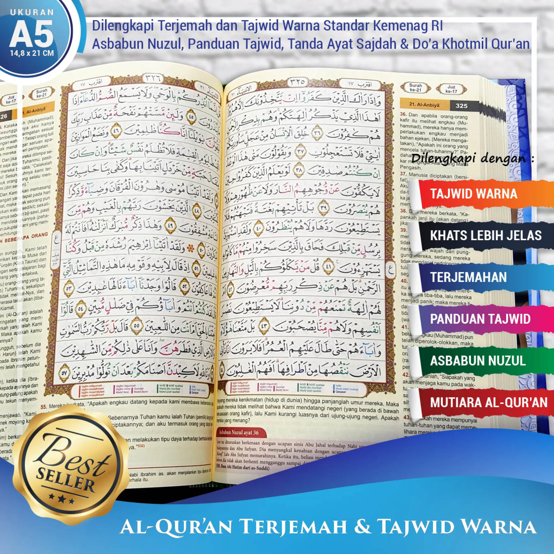 Best Seller Alquran Ar Rahman A5 Biru Al Quran Tajwid Warna Besar Al Quran Terjemahan Tajwid Warna Alquran Ukuran A5 Al Quran Ukuran A5 Alquran Dan Terjemahan Tajwid Warna