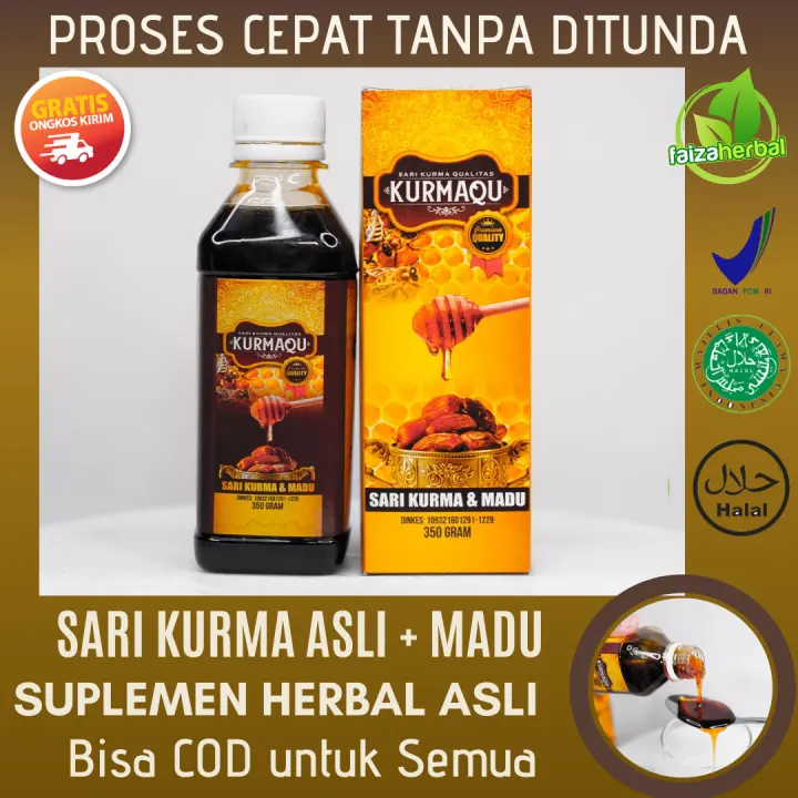 Kurmaqu Sari Kurma Herbal Untuk Susah Makan Obat Darah Rendah Meredakan Asam Lambung Tinggi Memperlancar Bab