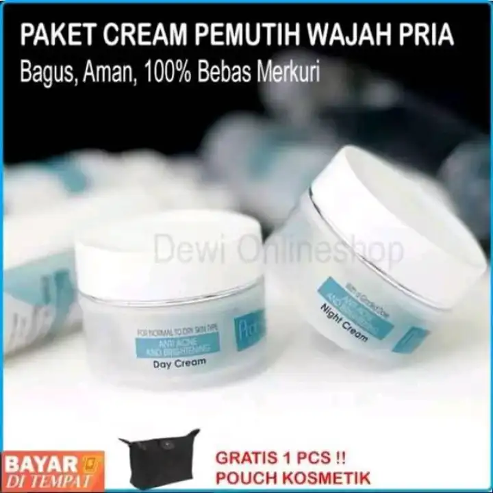 Paket Hemat Cream Pemutih Wajah Pria Terbaik Cream Perawatan Wajah Pria Lazada Indonesia