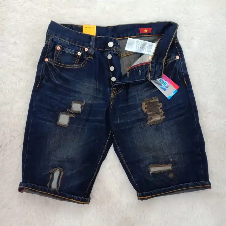 Celana Pendek Jeans Levi Sobek Import Vietnam / Celana Jeans Pendek Sobek /  Celana Jeans Model Terbaru Verkaufen Denim Store | Lazada Indonesia