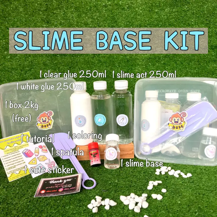 Slime Base Kit Paket Slime Lengkap Slime Kit Bahan Bahan Slime Lengkap Murah Slime Salad Lazada Indonesia