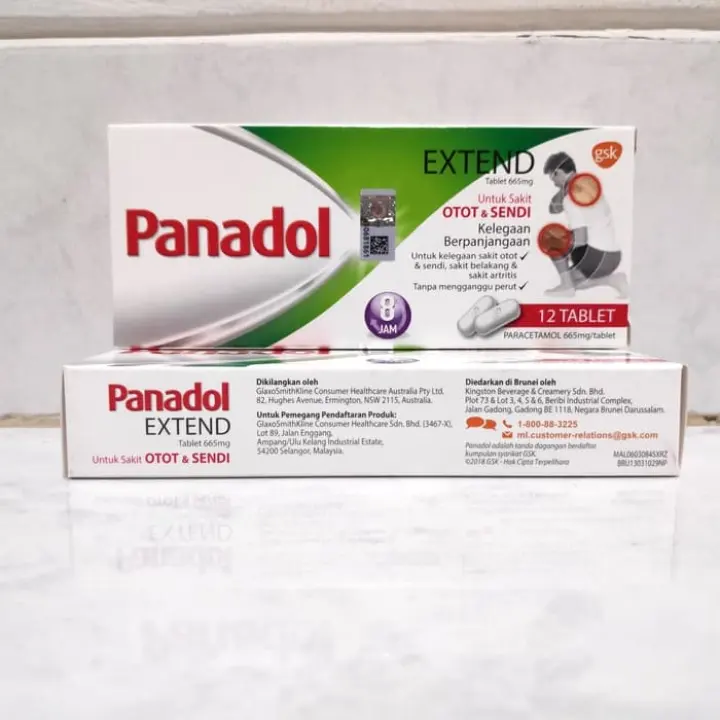Panadol Extend For Muscle Amp Joint Pain 12 Tablet Sakit Sendi Otot Lazada Indonesia