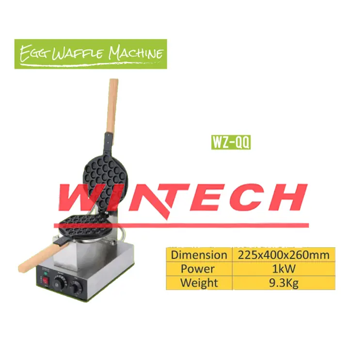Wintech Wz-Qq Electric Egg Waffle Baker - Mesin Waffle Hongkong | Lazada  Indonesia