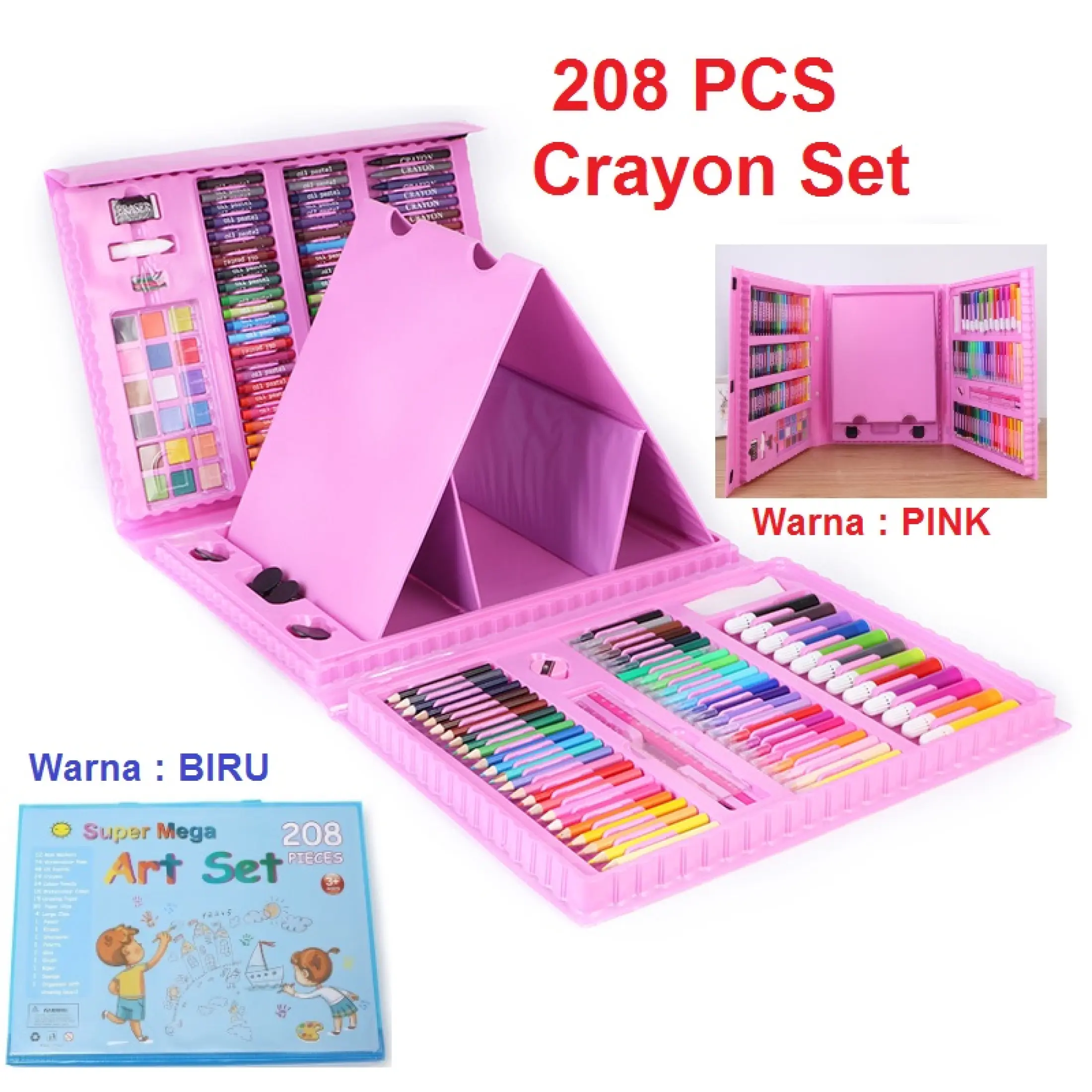 208 Pcs Crayon Set Cat Minyak Pensil Warna Pastel Untuk Anak Melukis Mengambar Lazada Indonesia 208 Pcs Crayon Set Cat Minyak Pensil Warna Pastel Untuk Anak Melukis Mengambar Lazada Indonesia